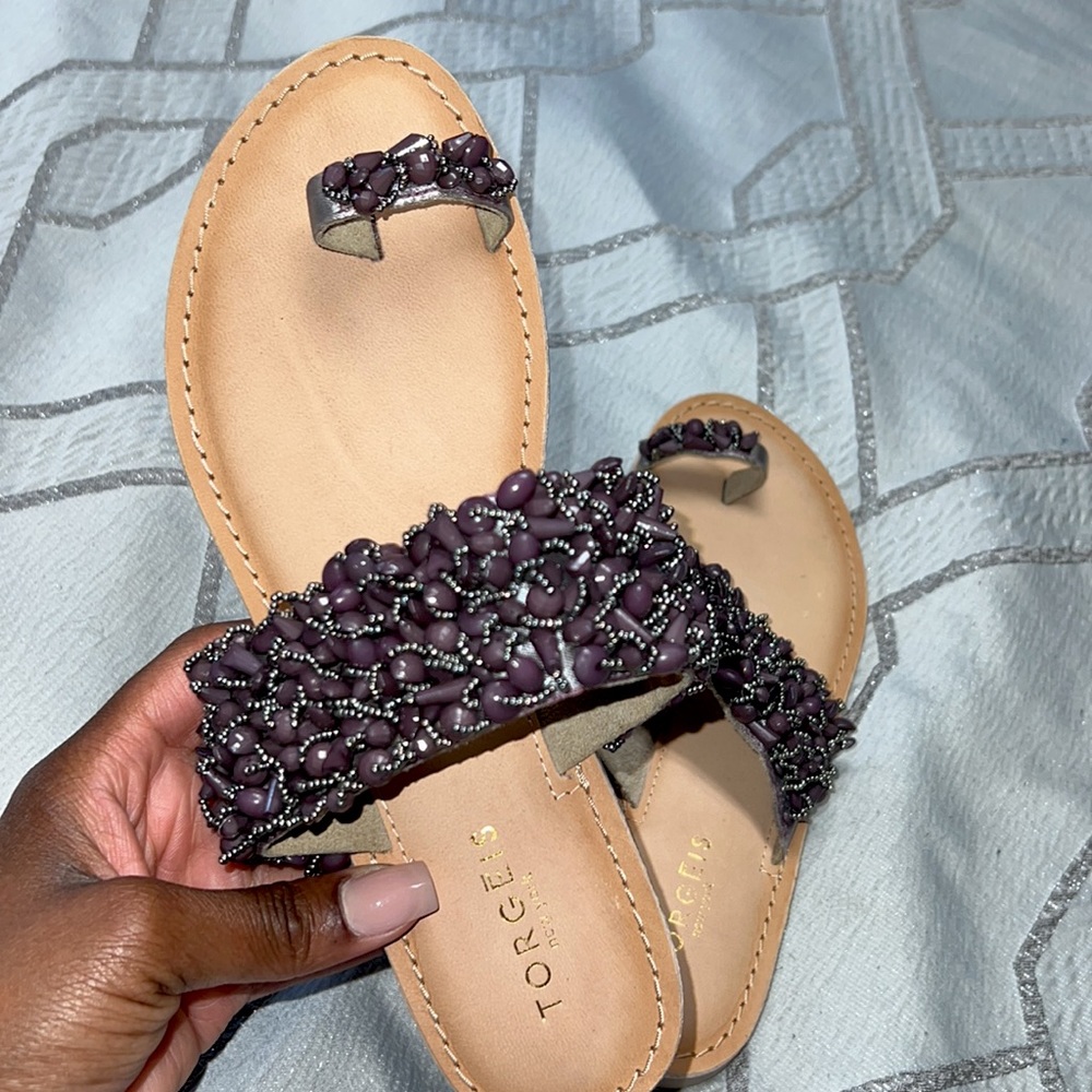 Purple Sandals